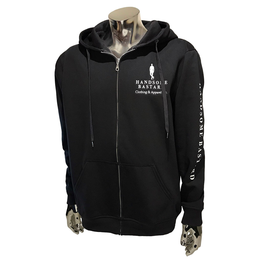 Black Zippered Hoodie